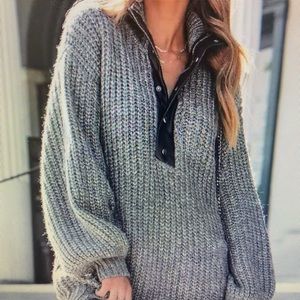 Vici half zip sweater